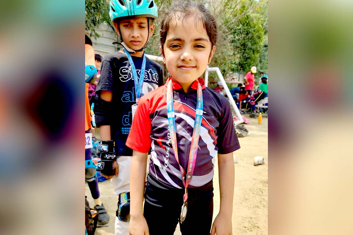 Rolling to Victory: The Khaitan School Bags 9 Medals at Skating Championship
