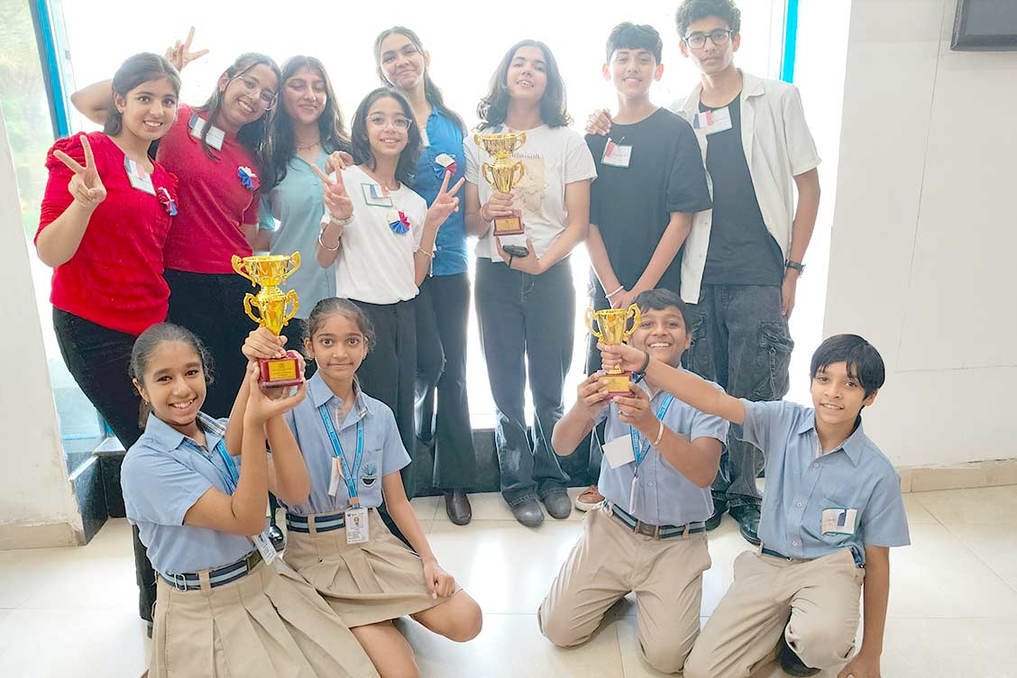 The Khaitan School Shines at “Global Amite” DWPS Inter-School Competition for Foreign Languages