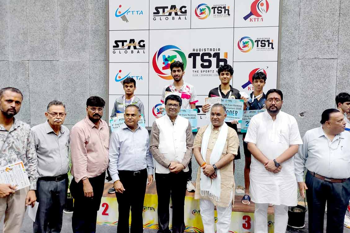 Garv Singla Wins Bronze at 4th U.P. State Ranking Table Tennis Tournament