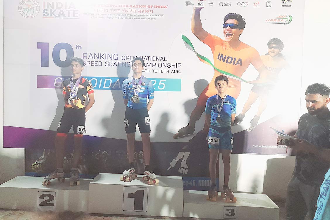 Anshuman Baghel Triumphs at 10th Ranking Open National Speed Skating Championship 2025