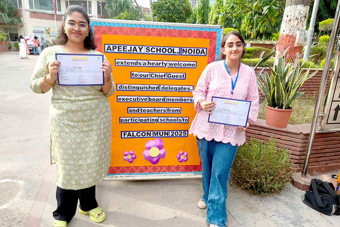 The Khaitan School Students Shine at Apeejay School MUN 2025