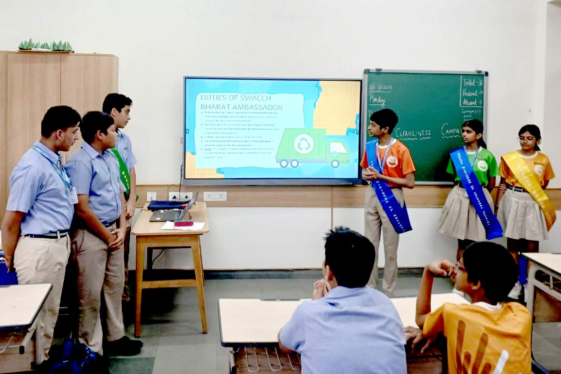 Student Council Leads Cleanliness Awareness Drive at The Khaitan School