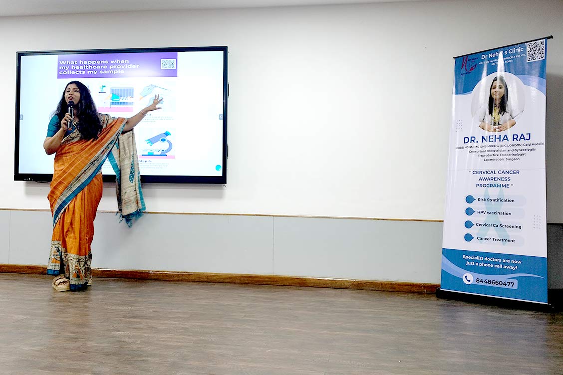 Cervical Cancer Awareness Workshop for Senior Wing Staff at The Khaitan School