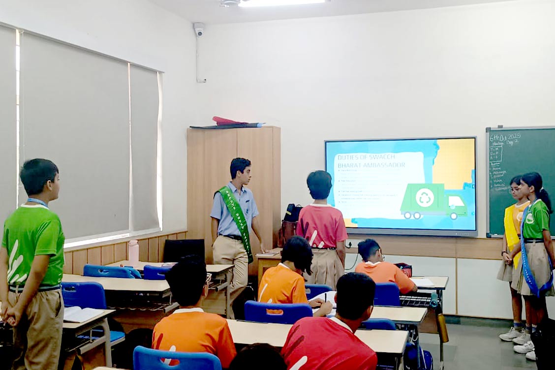 Student Council Leads Cleanliness Awareness Drive at The Khaitan School