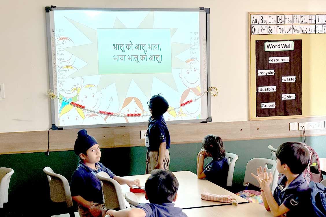 Celebrating the Spirit of Hindi: Hindi Saptah 2025 at The Khaitan School, one of the best schools in Noida