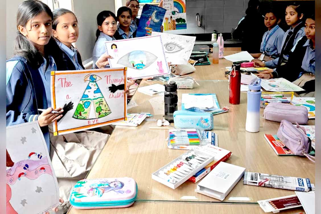 Children’s Day Poster Making Activity Celebrates Creativity and Imagination