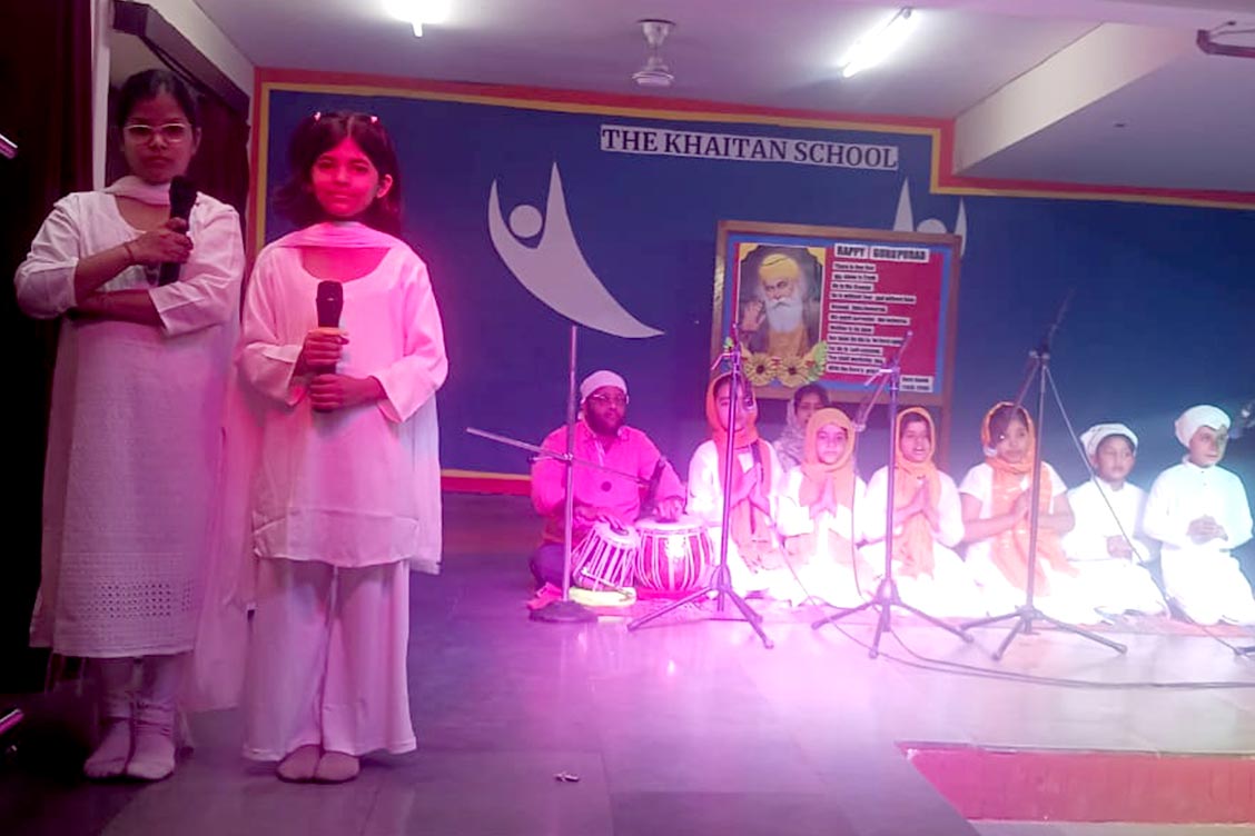 Class 3E Celebrates Guru Nanak Jayanti with Devotion and Enthusiasm