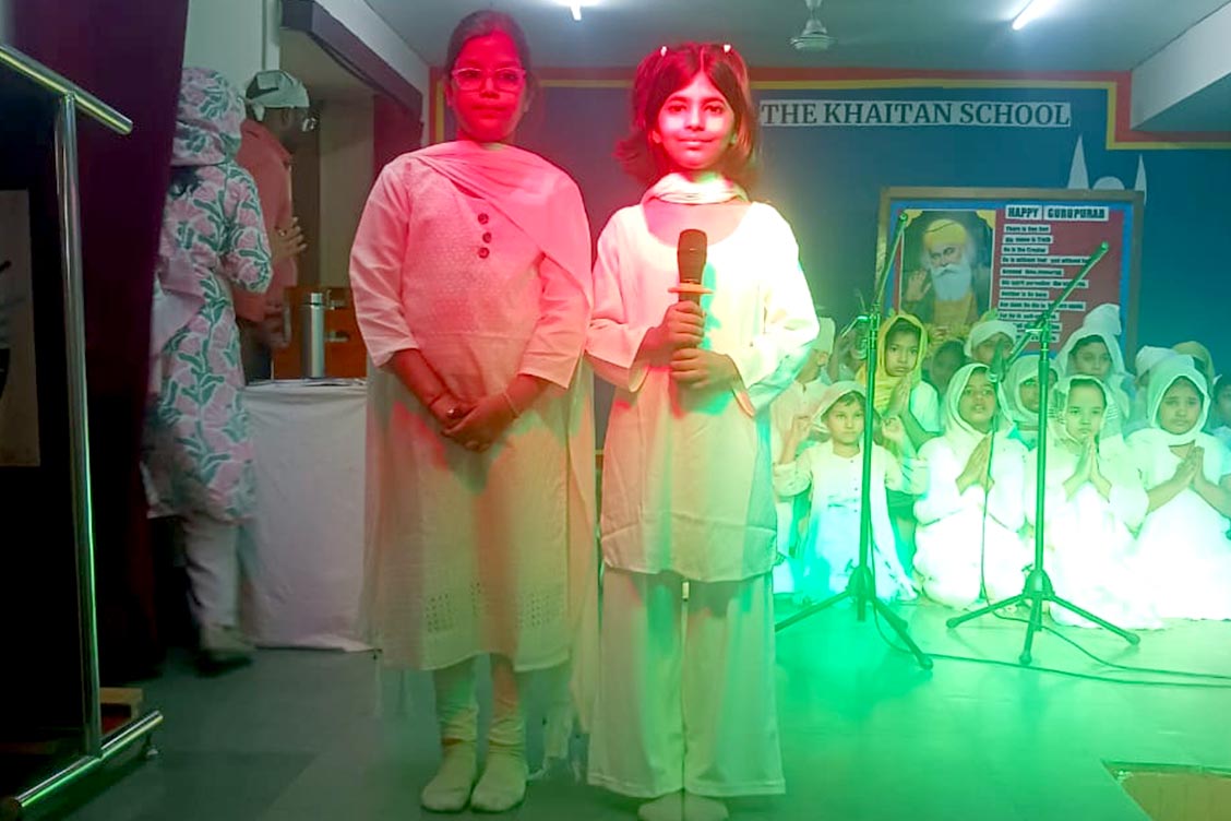 Class 3E Celebrates Guru Nanak Jayanti with Devotion and Enthusiasm