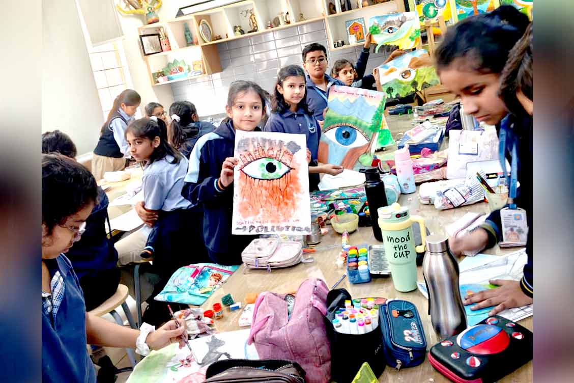 Children’s Day Poster Making Activity Celebrates Creativity and Imagination
