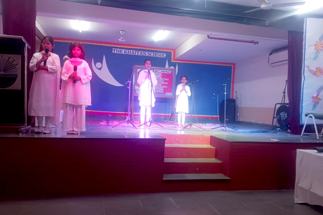 Class 3E Celebrates Guru Nanak Jayanti with Devotion and Enthusiasm