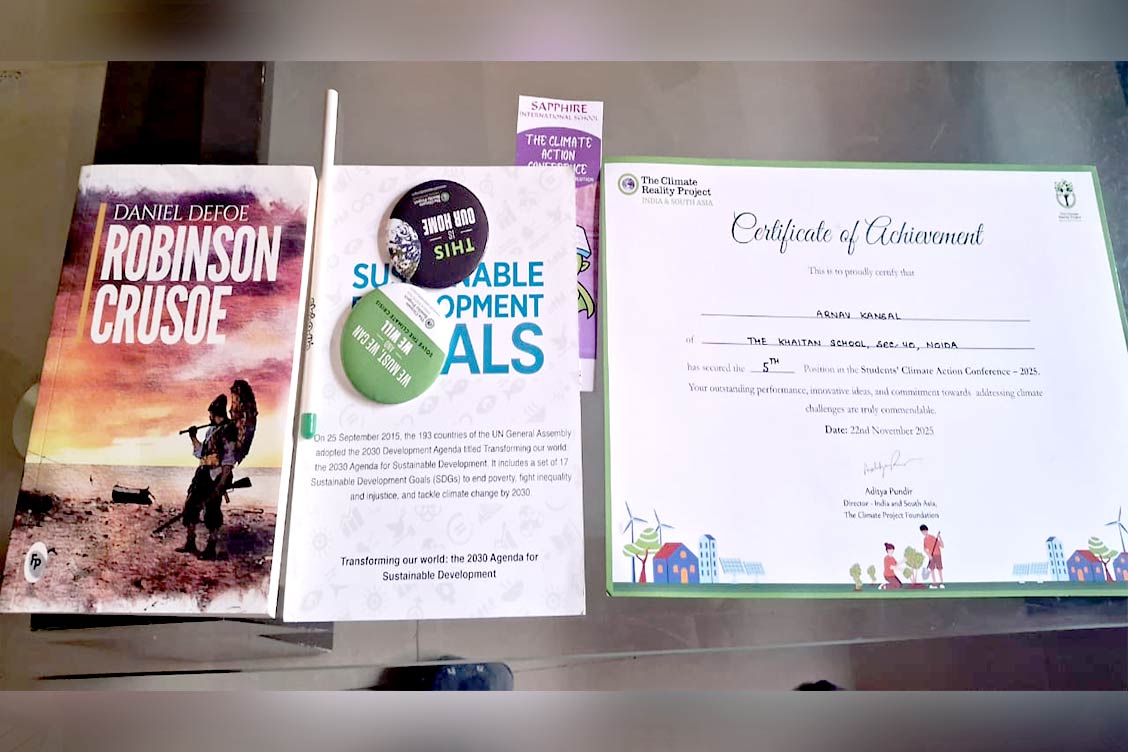 The Khaitan School Students Shine at South Asian Students Climatic Conference