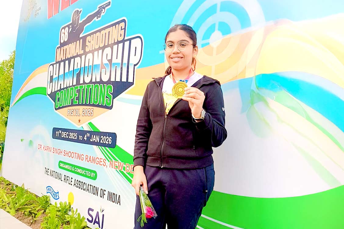 Priyanshi Purva of The Khaitan School Brings National Glory with Gold at the 68th National Shooting Championship