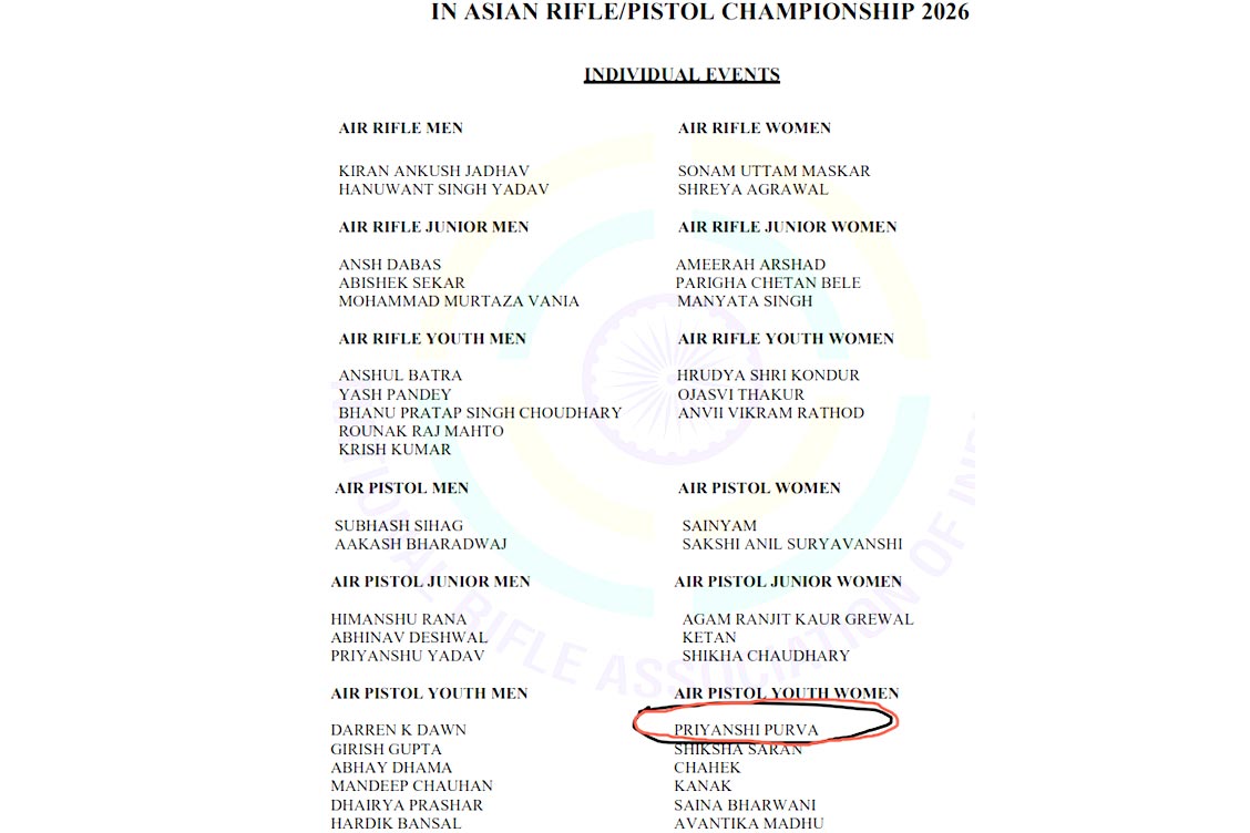 Priyanshi Purva of The Khaitan School Brings National Glory with Gold at the 68th National Shooting Championship