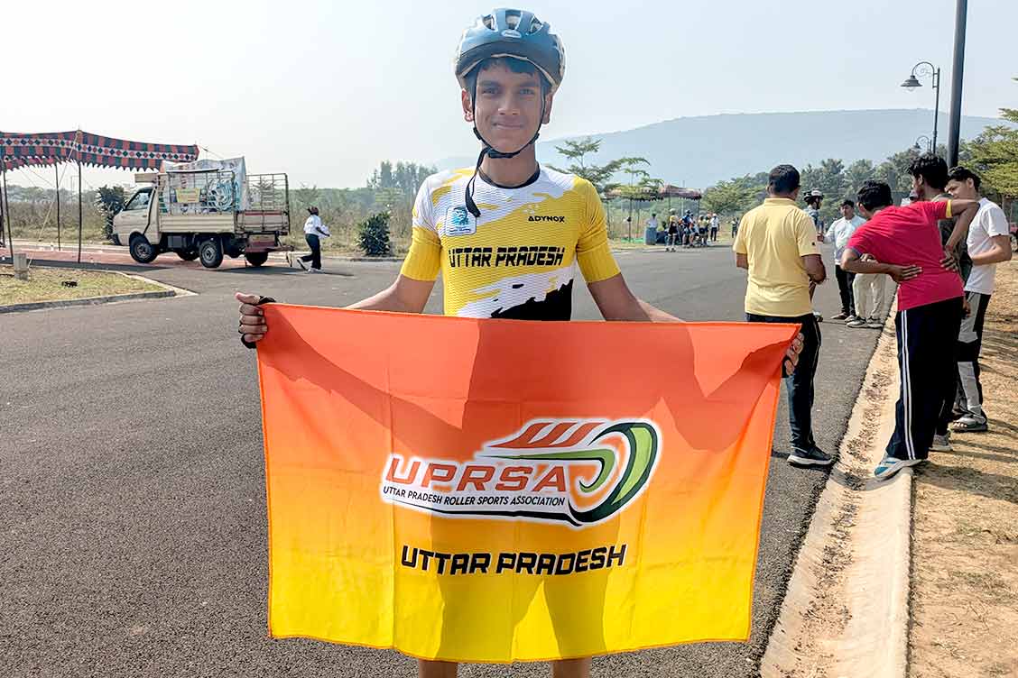 Anshuman Baghel of The Khaitan School Shines at the 63rd RSFI National Roller Skating Championship 2025