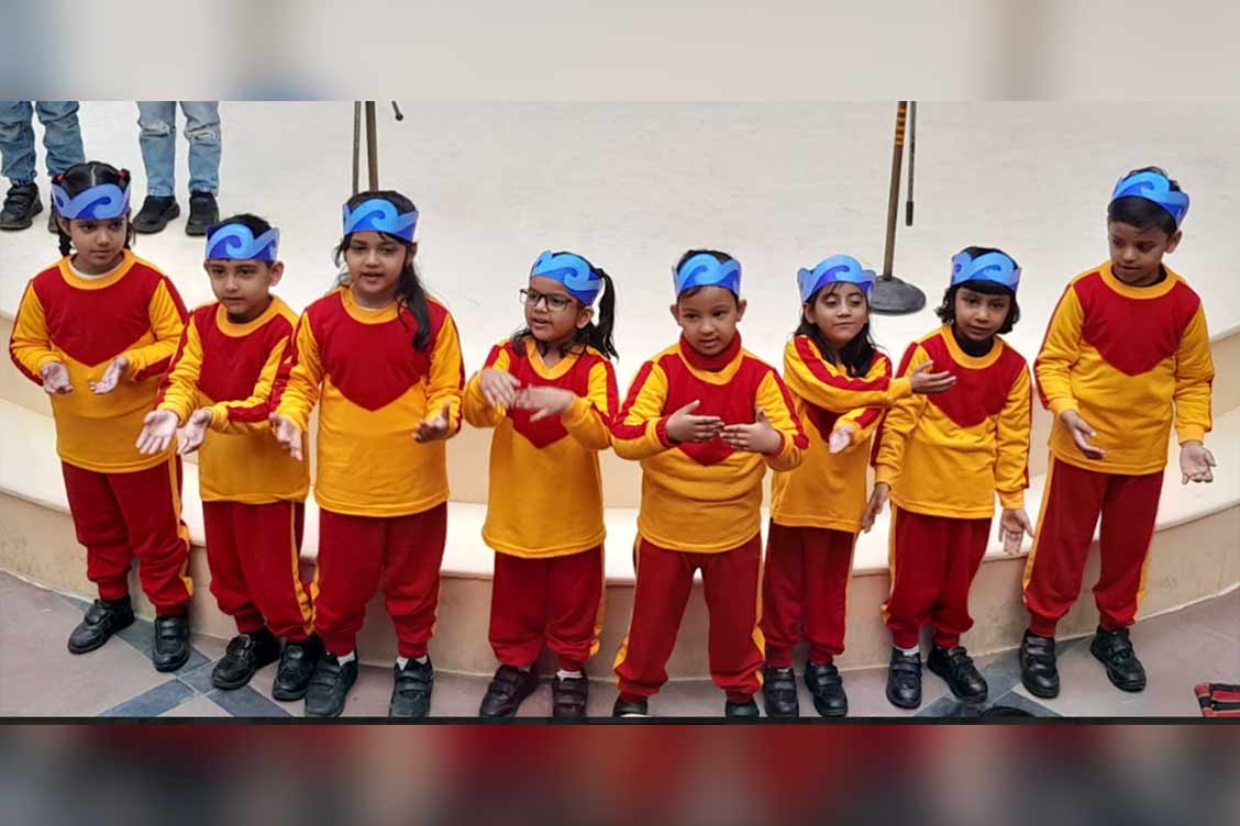 A Splash of Learning and Creativity: UKG Story Enactment Show at The Khaitan School- Top CBSE school in Noida
