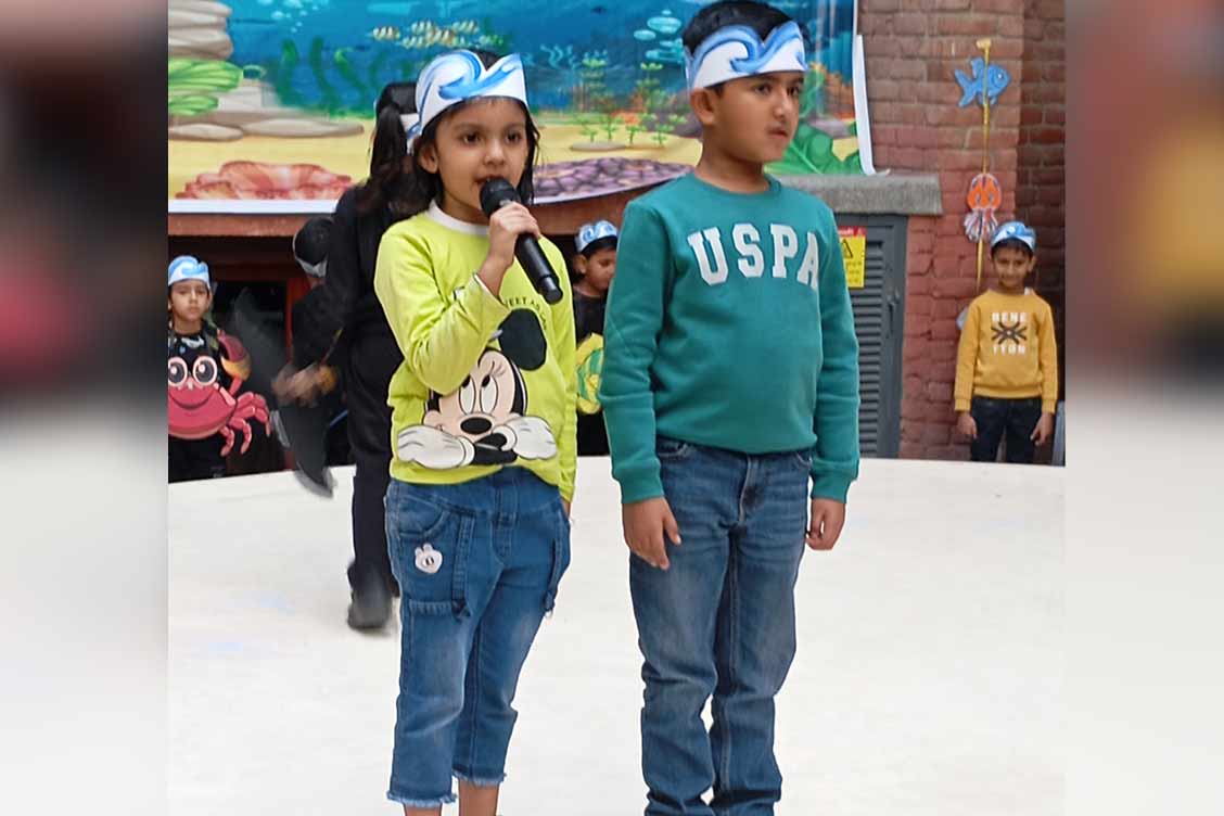 A Splash of Learning and Creativity: UKG Story Enactment Show at The Khaitan School- Top CBSE school in Noida
