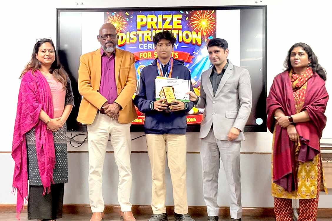 Prize Distribution Ceremony for Inter-School Sports Competitions at The Khaitan SChool- one of the Best CBSE Schools in Noida