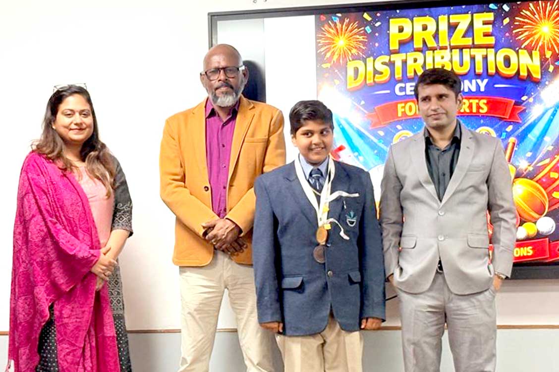 Prize Distribution Ceremony for Inter-School Sports Competitions at The Khaitan SChool- one of the Best CBSE Schools in Noida