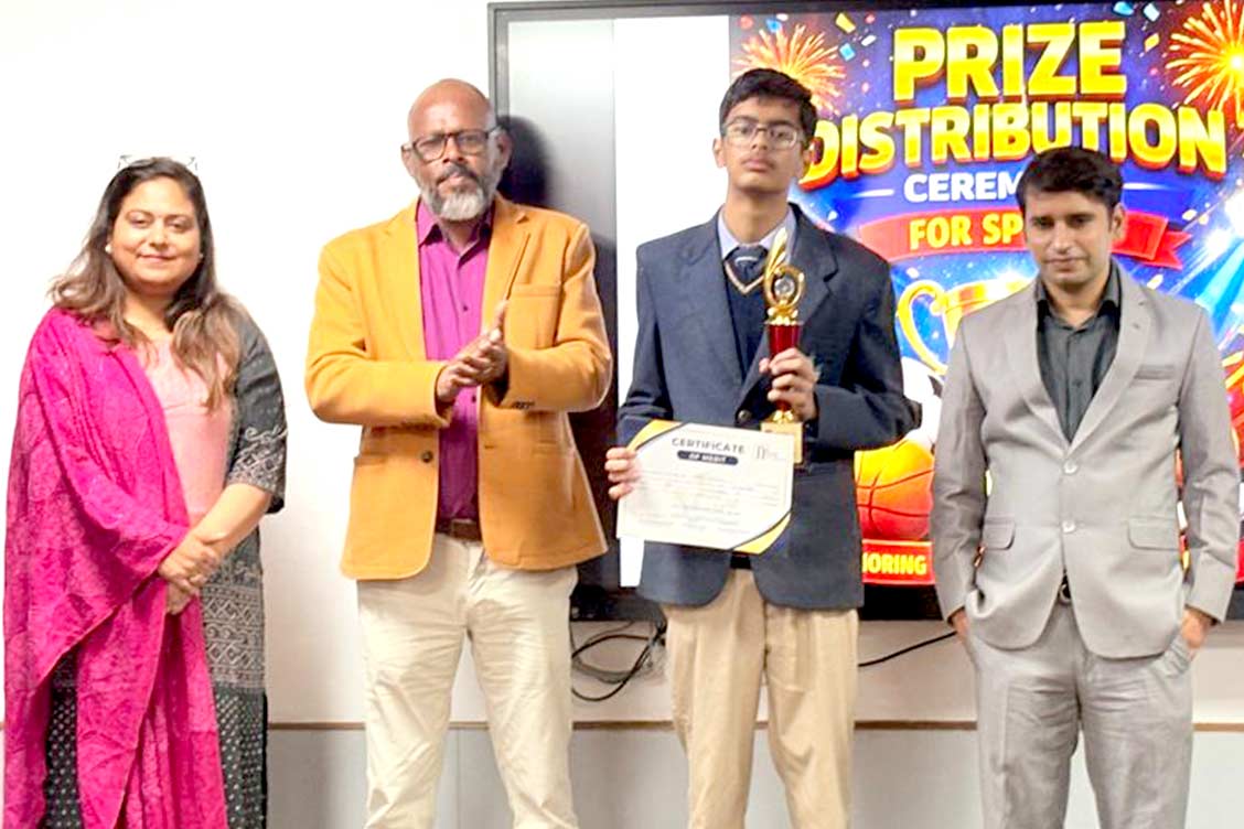 Prize Distribution Ceremony for Inter-School Sports Competitions at The Khaitan SChool- one of the Best CBSE Schools in Noida