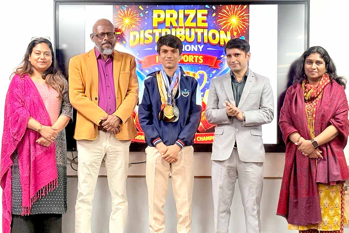 Prize Distribution Ceremony for Inter-School Sports Competitions at The Khaitan SChool- one of the Best CBSE Schools in Noida