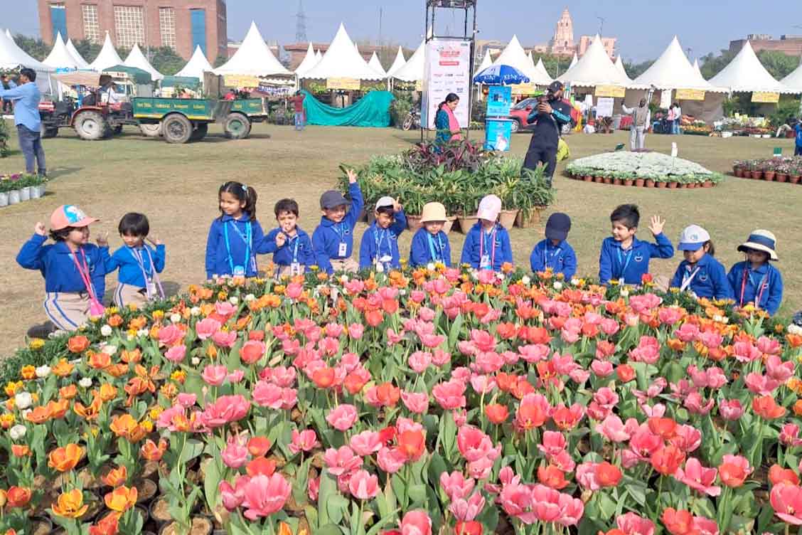 Pre-Primary Students of The Khaitan School Visit the Noida Flower Show