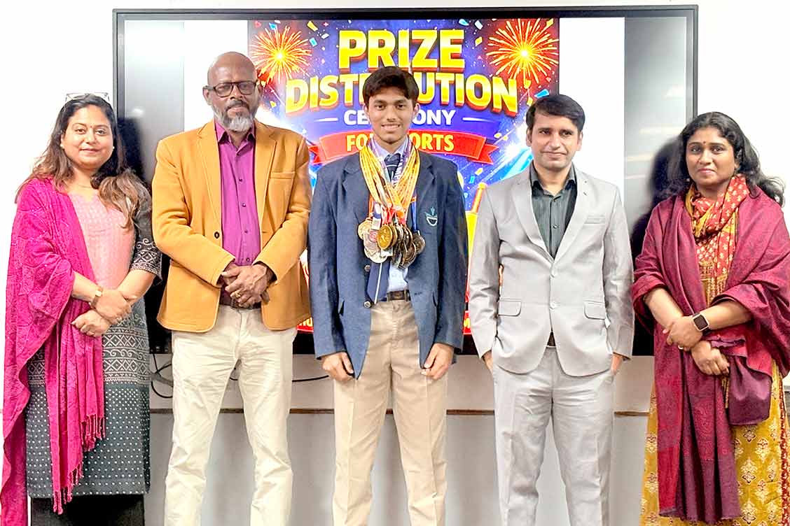 Prize Distribution Ceremony for Inter-School Sports Competitions at The Khaitan SChool- one of the Best CBSE Schools in Noida