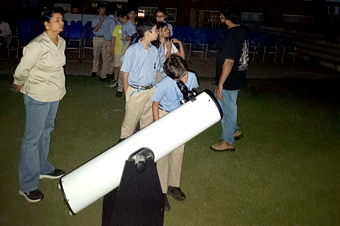 Exploring the Wonders of the Night Sky: Astronomy Night Session for The Khaitan School Students