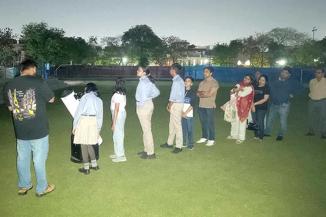 Exploring the Wonders of the Night Sky: Astronomy Night Session for The Khaitan School Students