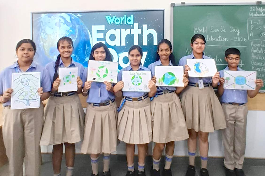 Earth Day Assembly Inspires Young Minds to Protect the Planet at The Khaitan School