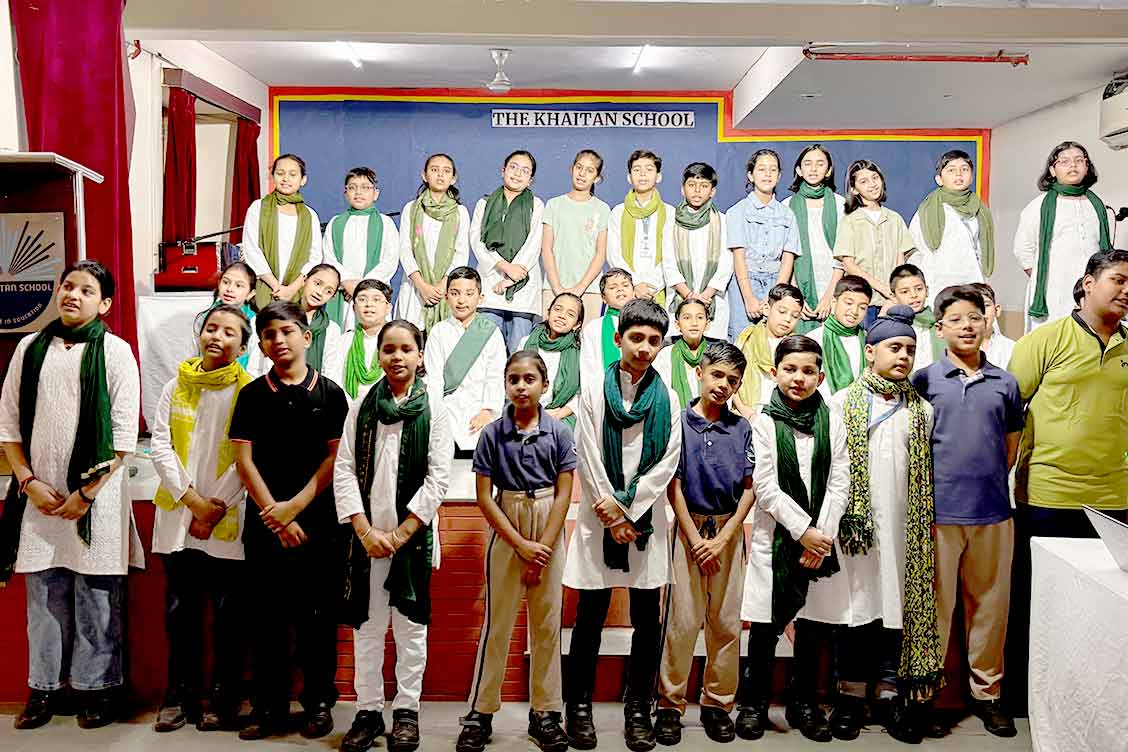 Earth Day Assembly Inspires Young Minds to Protect the Planet at The Khaitan School