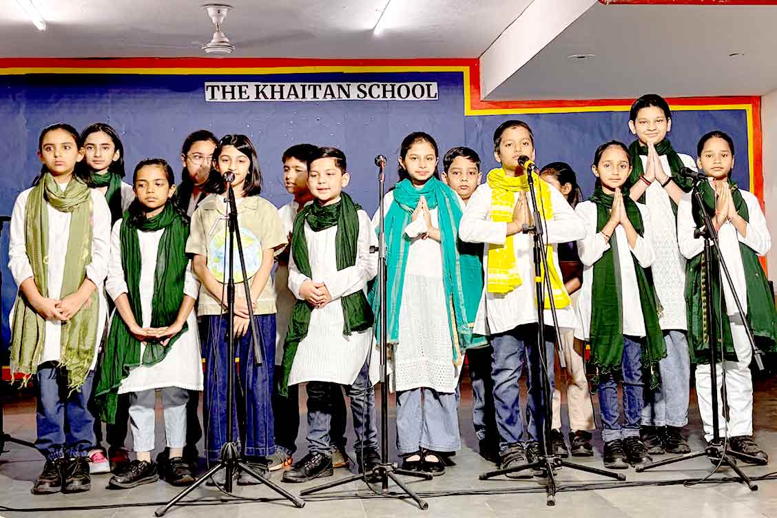 Earth Day Assembly Inspires Young Minds to Protect the Planet at The Khaitan School