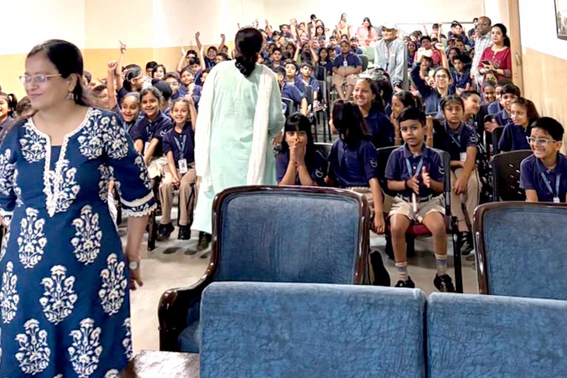 Welcome Assembly by the Primary Wing at The Khaitan School