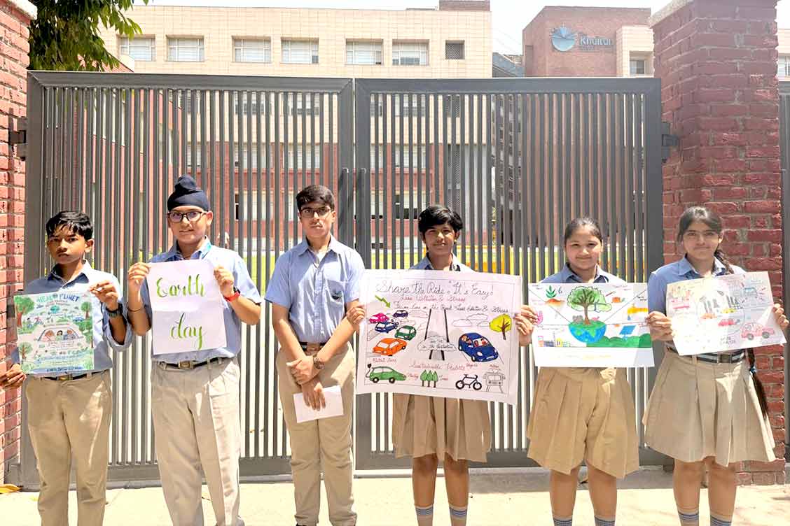 Earth Day Assembly Inspires Young Minds to Protect the Planet at The Khaitan School
