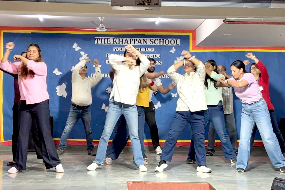 Welcome Assembly by the Primary Wing at The Khaitan School