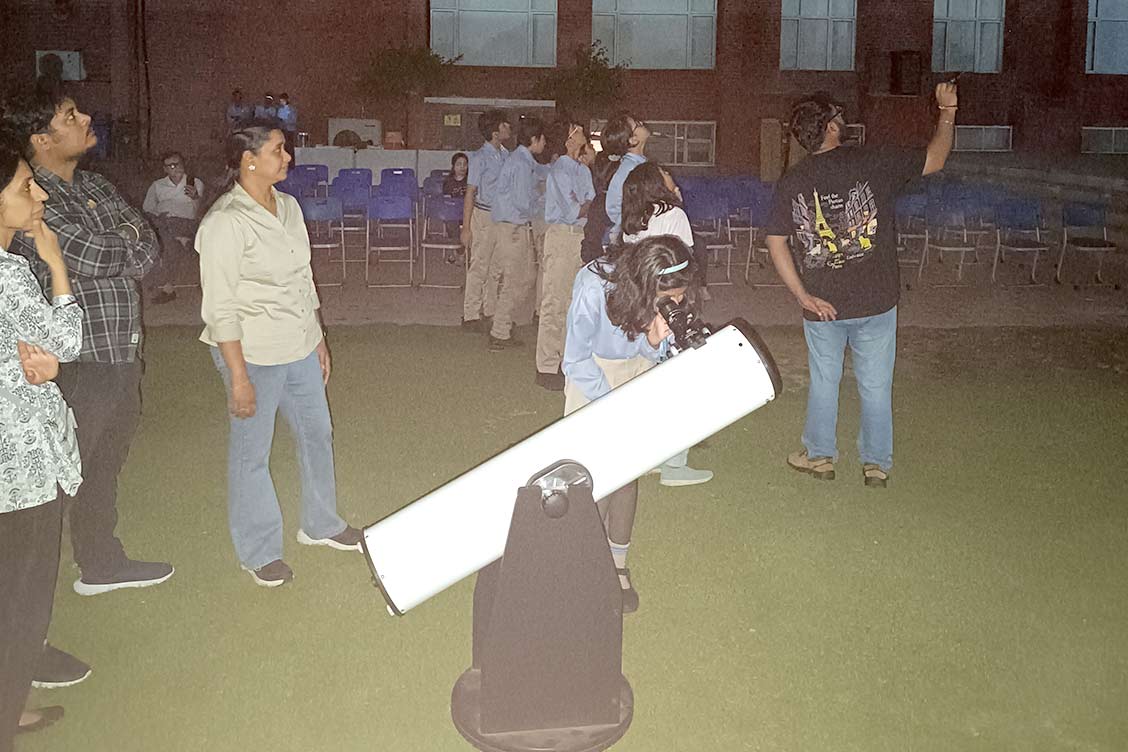 Exploring the Wonders of the Night Sky: Astronomy Night Session for The Khaitan School Students