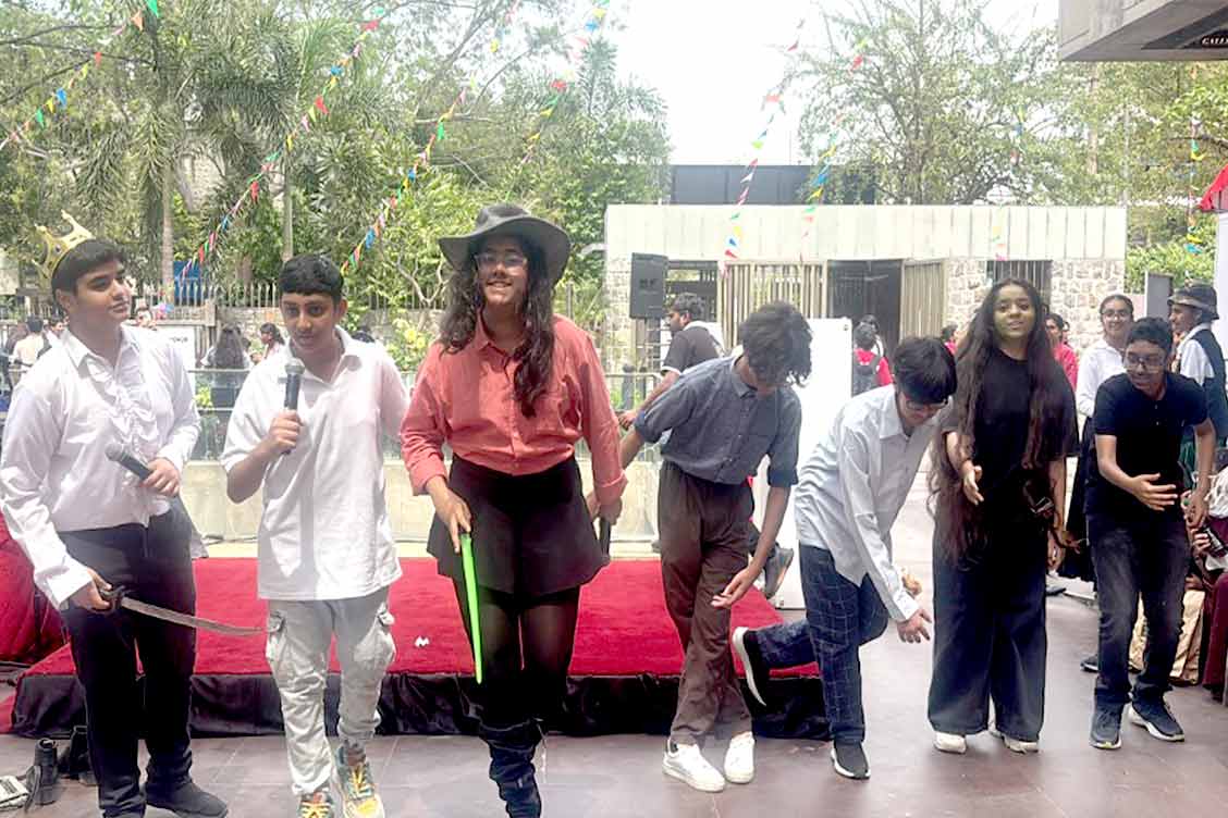 The Khaitan School Students Shine at French Skit Competition