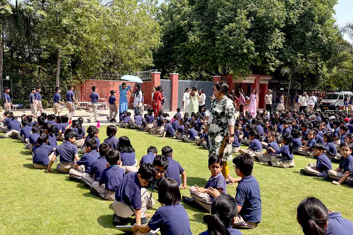 The Khaitan School Conducts Earthquake Mock Drill to Strengthen Disaster Preparedness