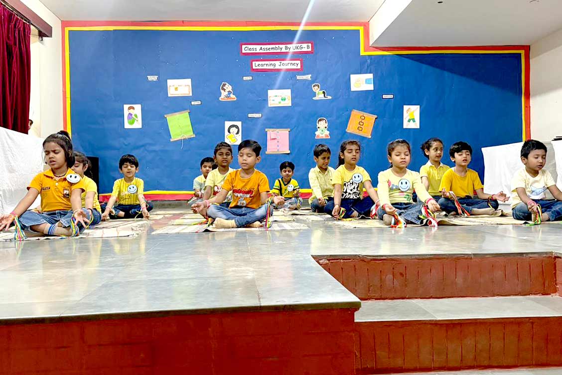 UKG B Special Assembly at The Khaitan School: Celebrating Learning Through Activities