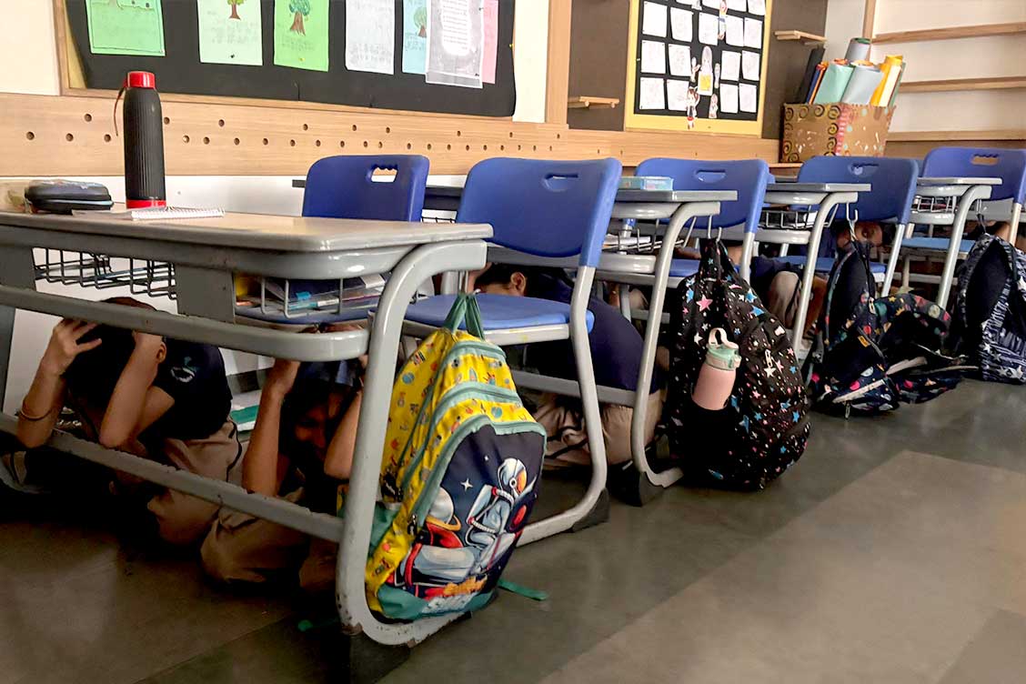 The Khaitan School Conducts Earthquake Mock Drill to Strengthen Disaster Preparedness