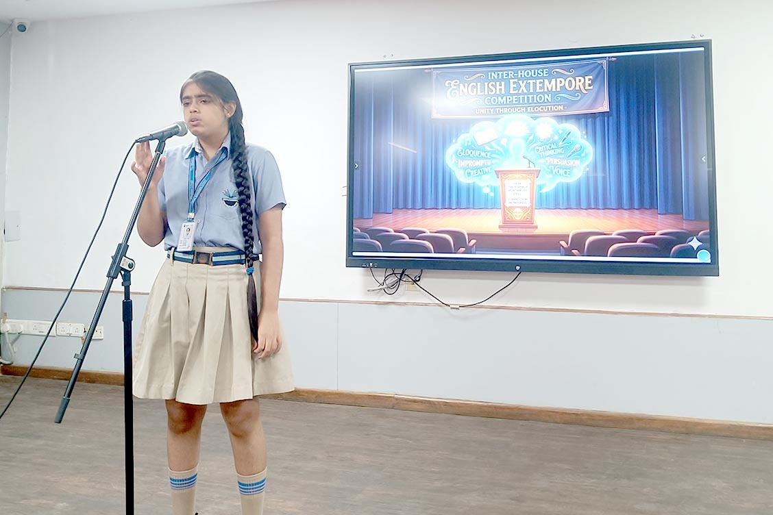 Extempore Inter-House English Competition Showcases Oratory Excellence