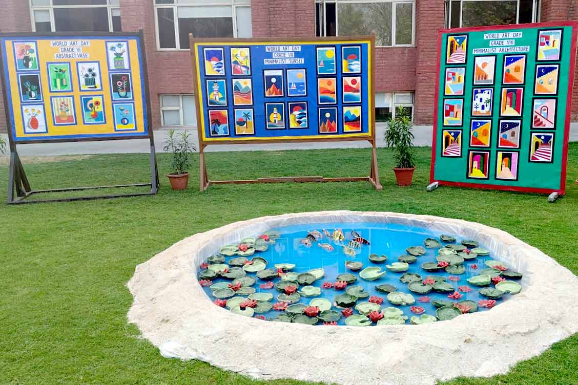 World Art Day Celebration at The Khaitan School