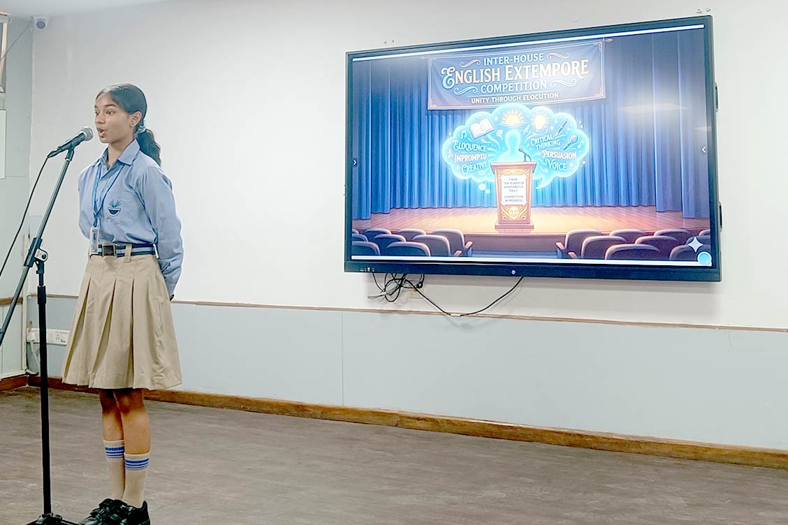 Extempore Inter-House English Competition Showcases Oratory Excellence