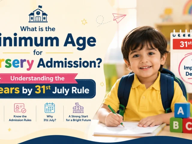 What is the Minimum Age for Nursery Admission? Understanding the 3 Years by 31 st July Rule