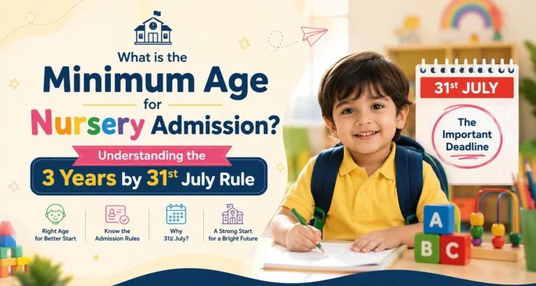 What is the Minimum Age for Nursery Admission Understanding the 3 Years by 31 st July Rule
