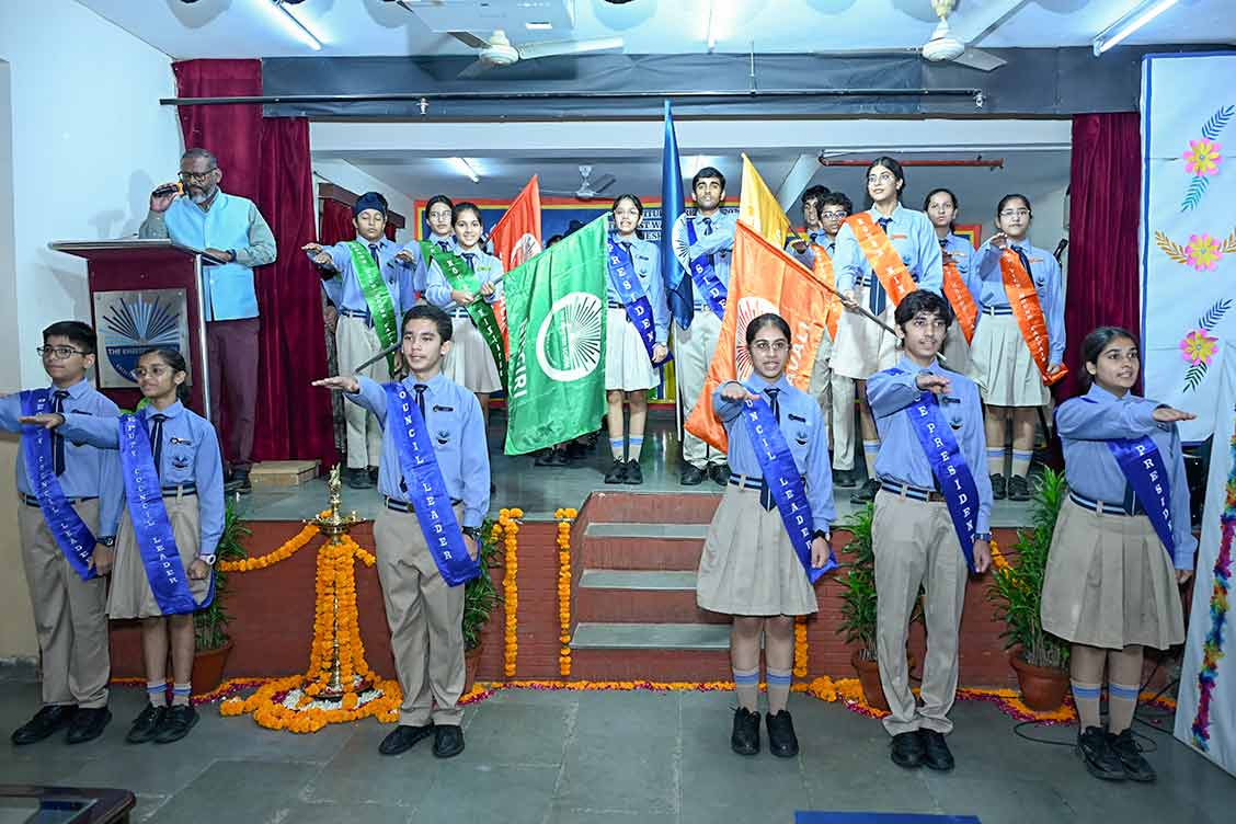 The Khaitan School Commemorates the Investiture of its Student Leadership Council