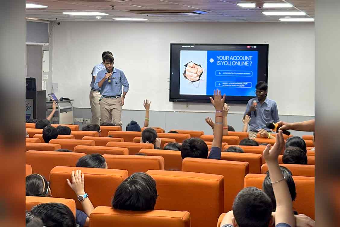 Cyber Security Awareness Workshop Empowers Young Learners at The Khaitan School, Noida