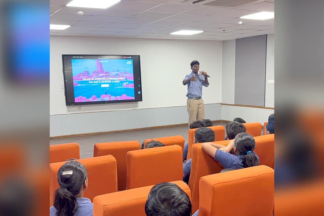 Cyber Security Awareness Workshop Empowers Young Learners at The Khaitan School, Noida