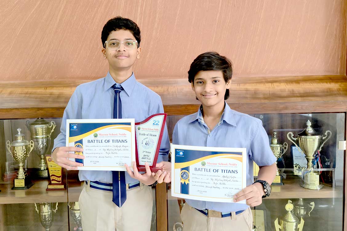 The Khaitan School Secures Two Podium Finishes at Battle of Titans