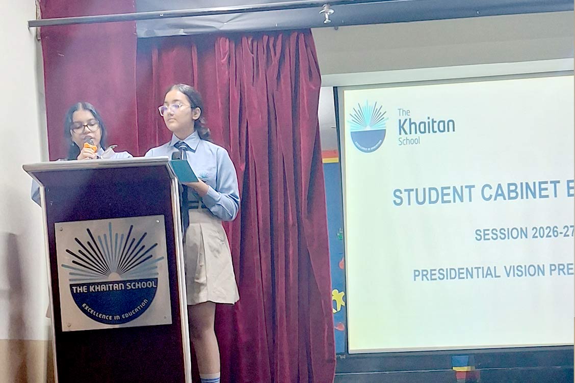 The Khaitan School Conducts Student Cabinet Elections 2026–27