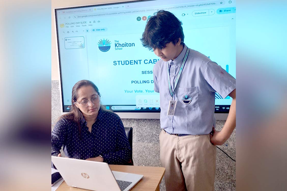The Khaitan School Conducts Student Cabinet Elections 2026–27